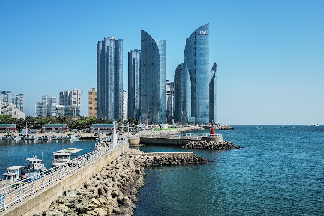 Haeundae Marine City from Mipo