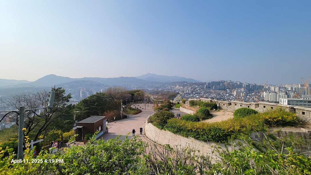 Naksan Park Fortress Wall at Dawn